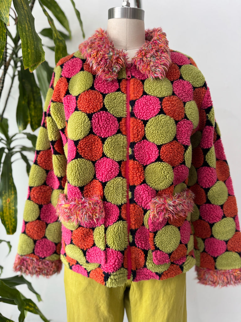 Fleece textured outerwear