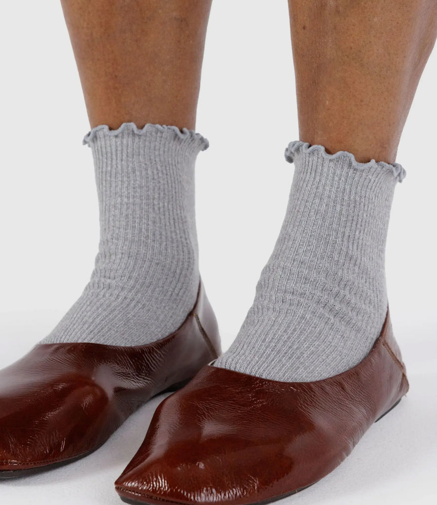 Baggu socks grey & black