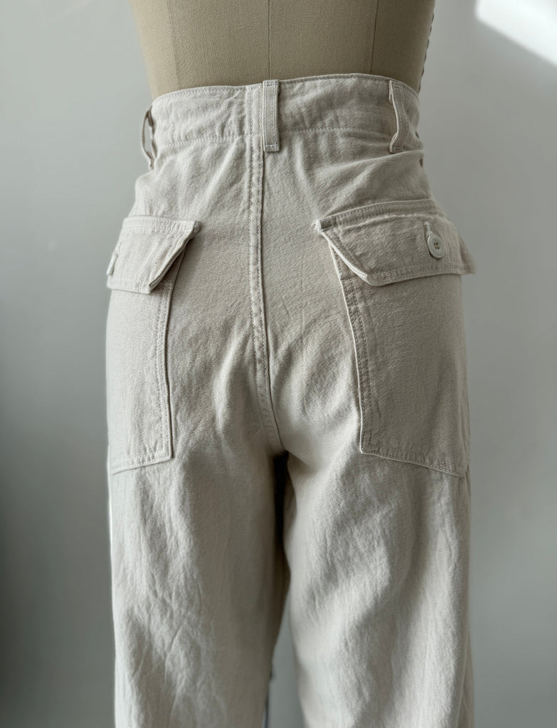Handmade cotton pants waist “32”