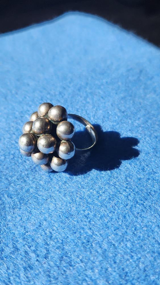 Sterling silver adjustable ring