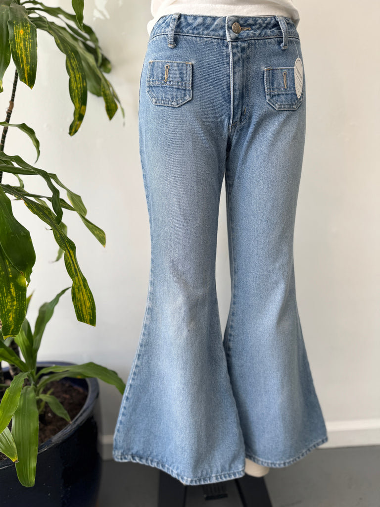 Vintage Paris Blues experience bell bottom jeans