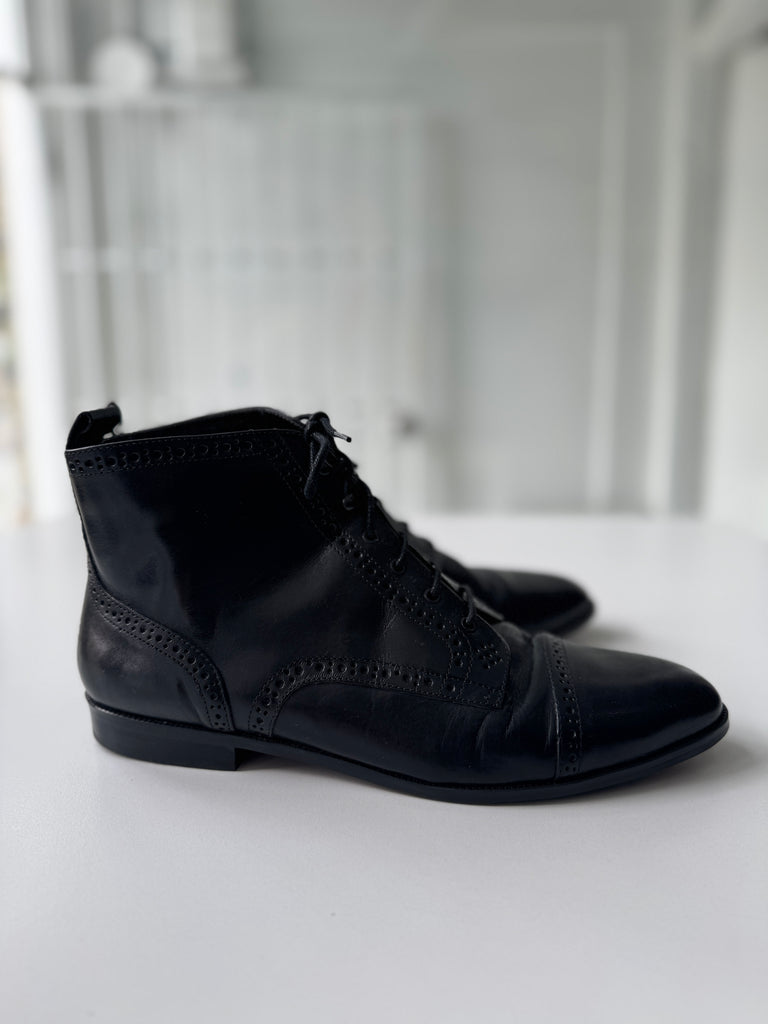 Vintage HUNT leather boots size 11