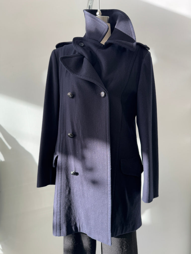 I magnin made in Italy Vintage Navy Pea Coat