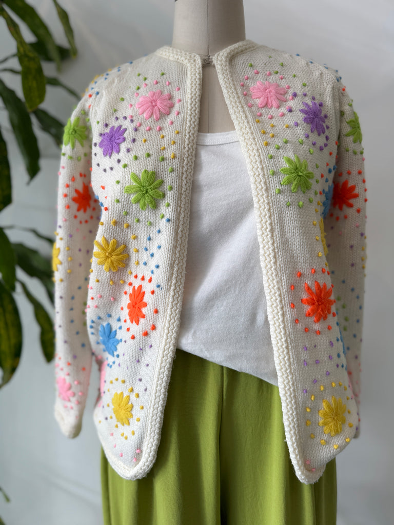 Vintage knit outerwear
