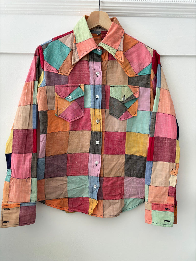 Vintage patchwork shirt