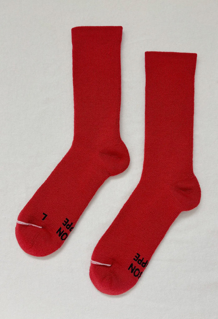 LE BON SHOPPE CAMPER SOCKS RED