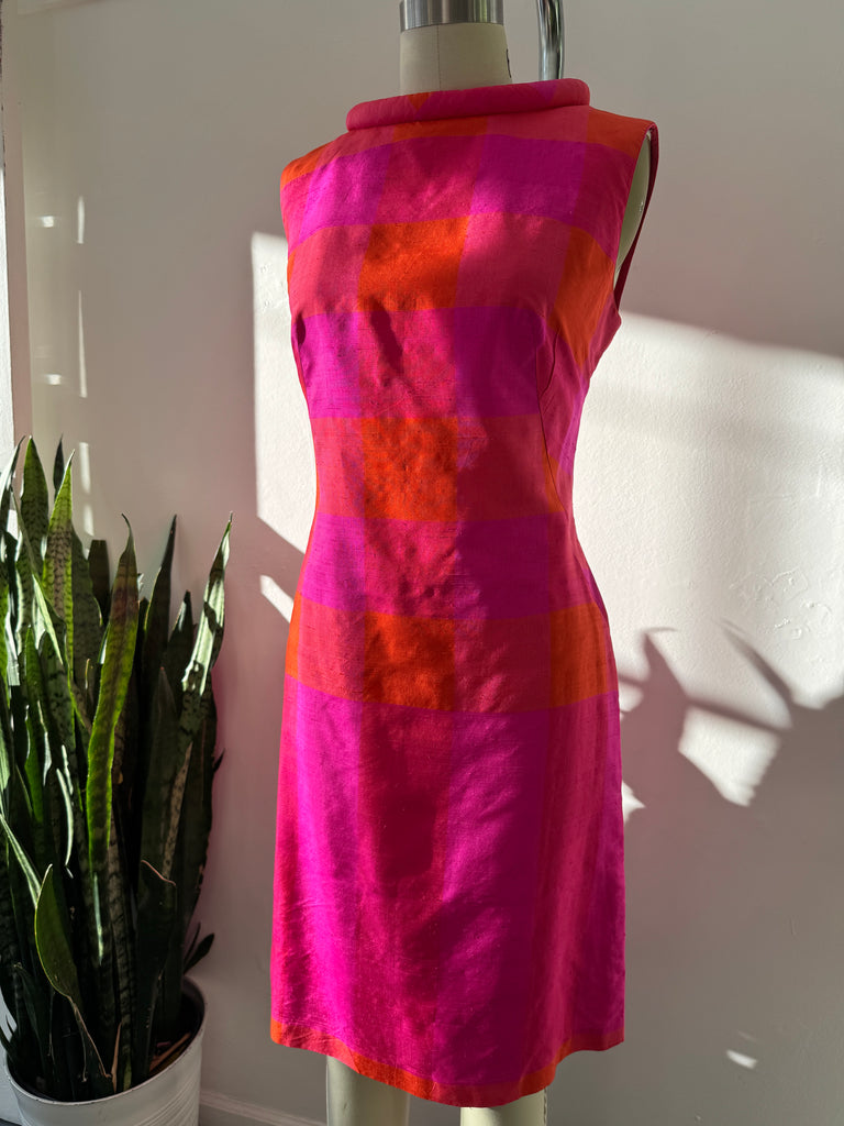 Vintage Haz L's thai silk Dress