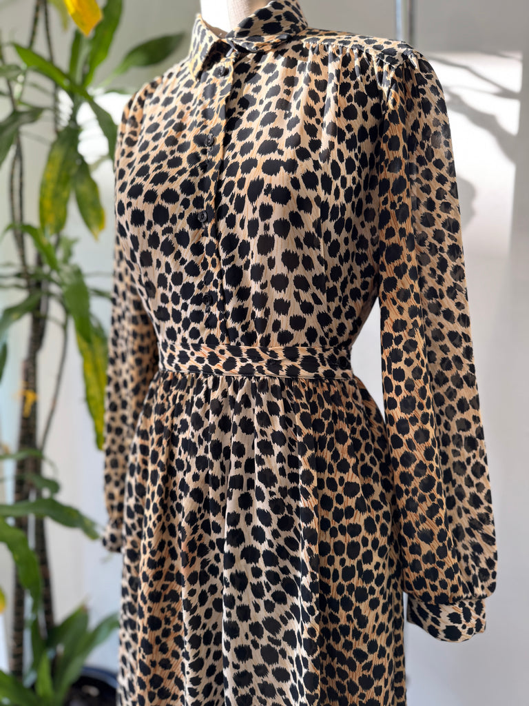 Vintage animal print 2 pc set