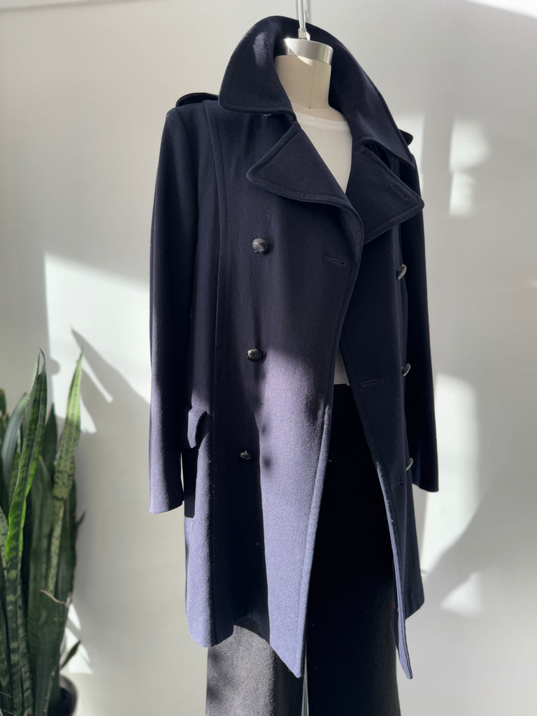 I magnin made in Italy Vintage Navy Pea Coat