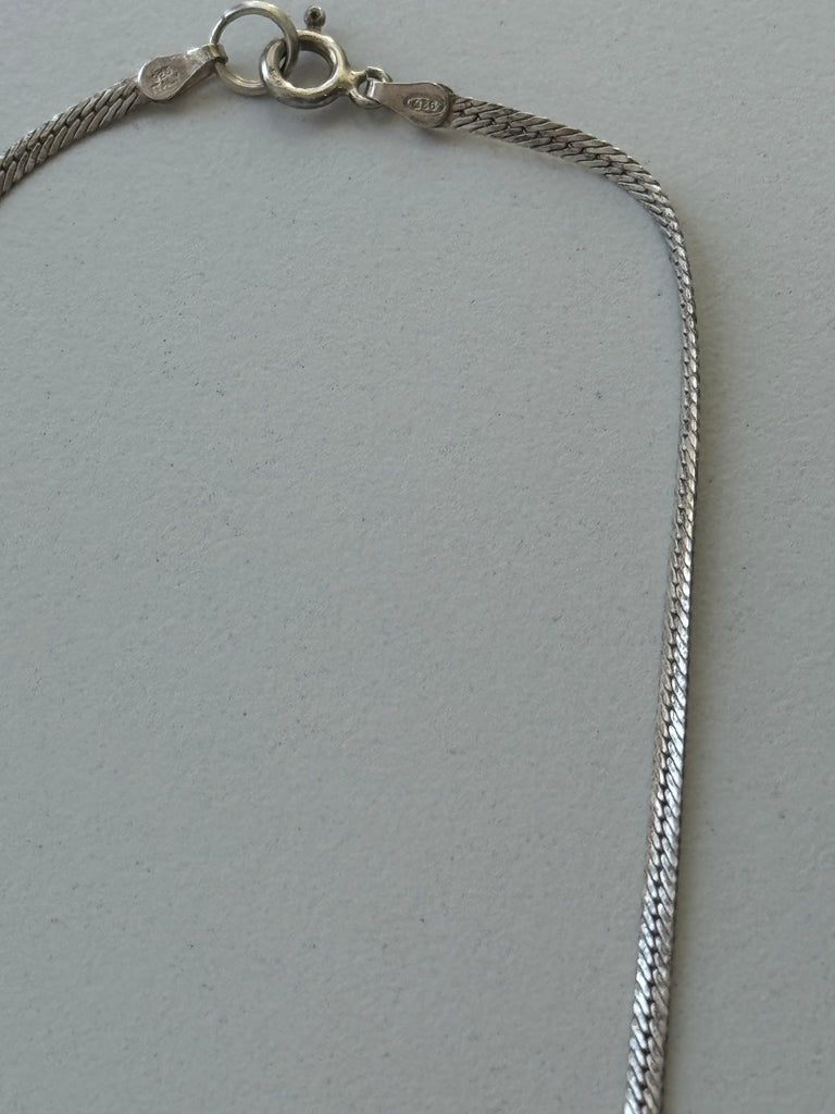 Sterling silver herringbone chain