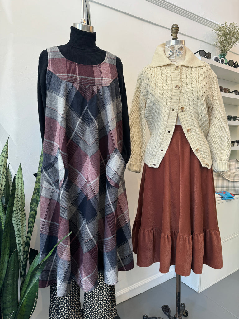 Vintage plaid Dress