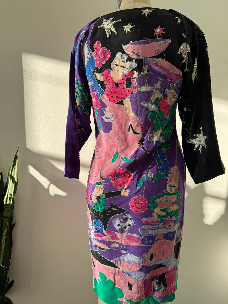 Vintage handmade Wearable Art Dress