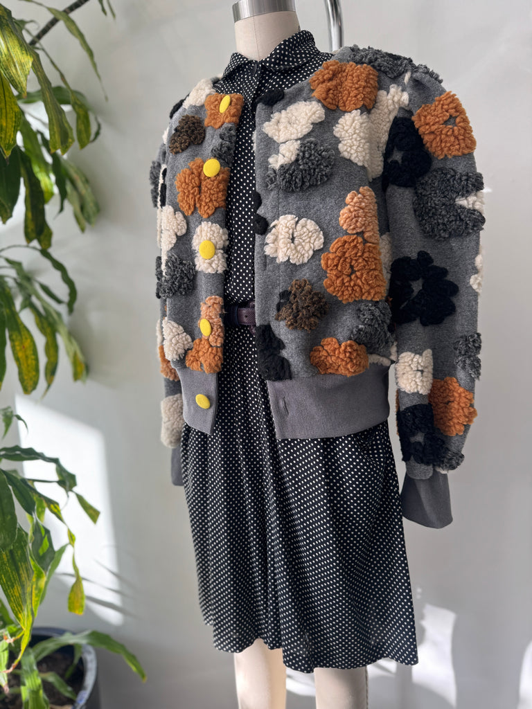 Raised textured jacket