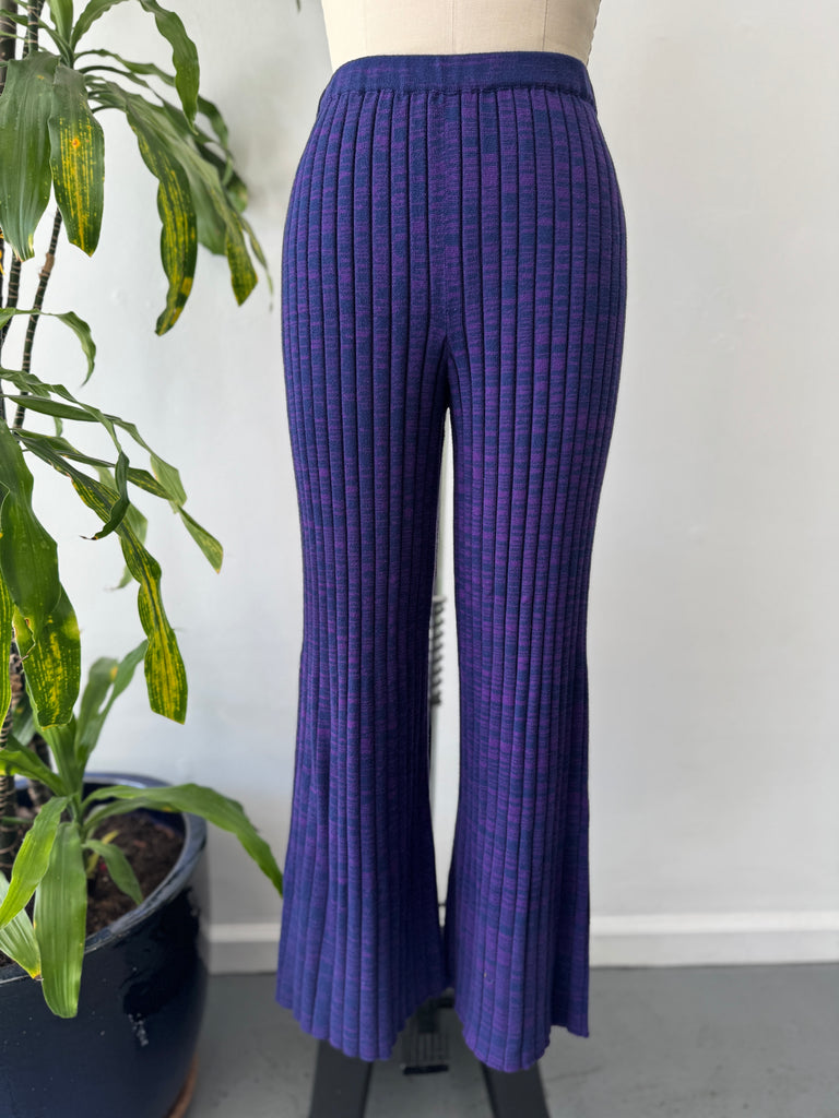 Aliya wanek knit ribbed pants waist “28-32”