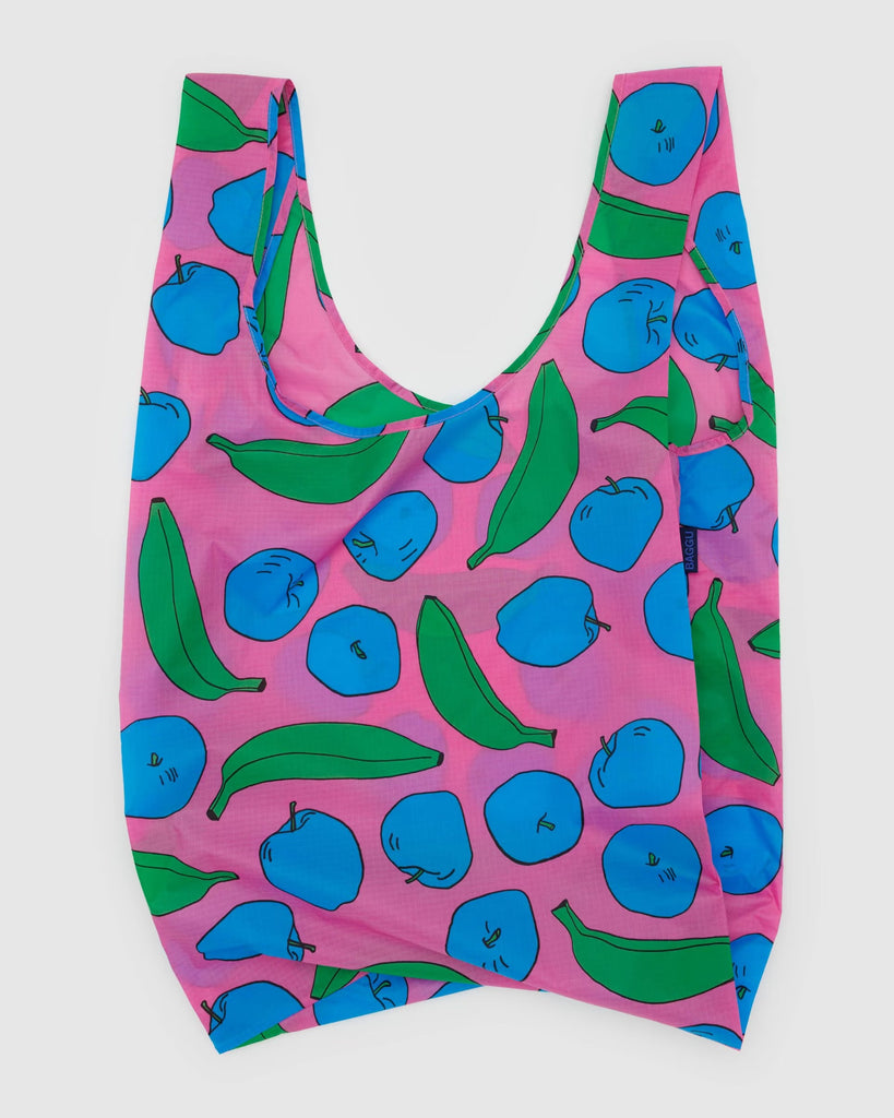 Big Baggu | reusable | pink apples and bananas