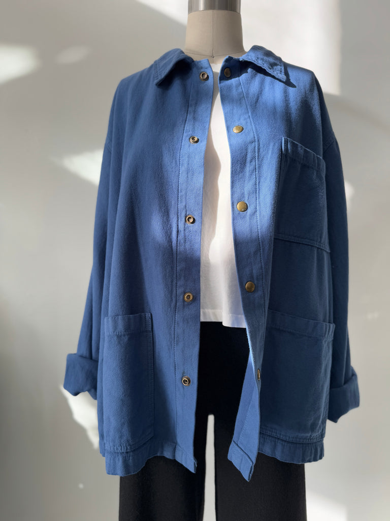 Blue cotton Chore Coat