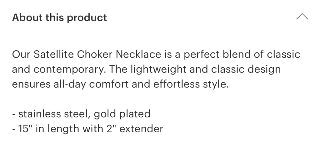 Satellite choker necklace