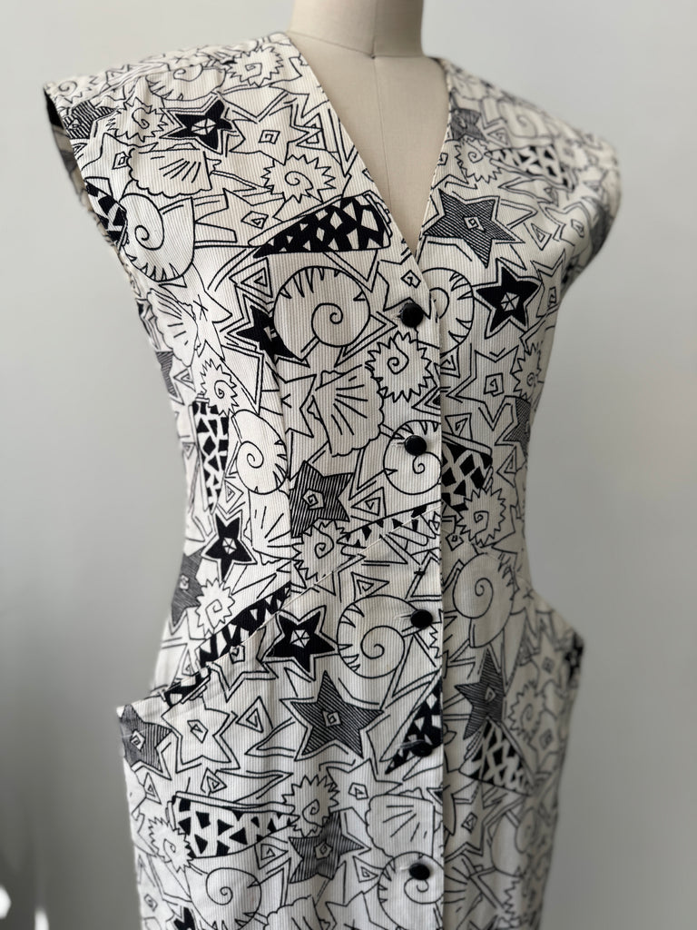 Vintage printed Dress