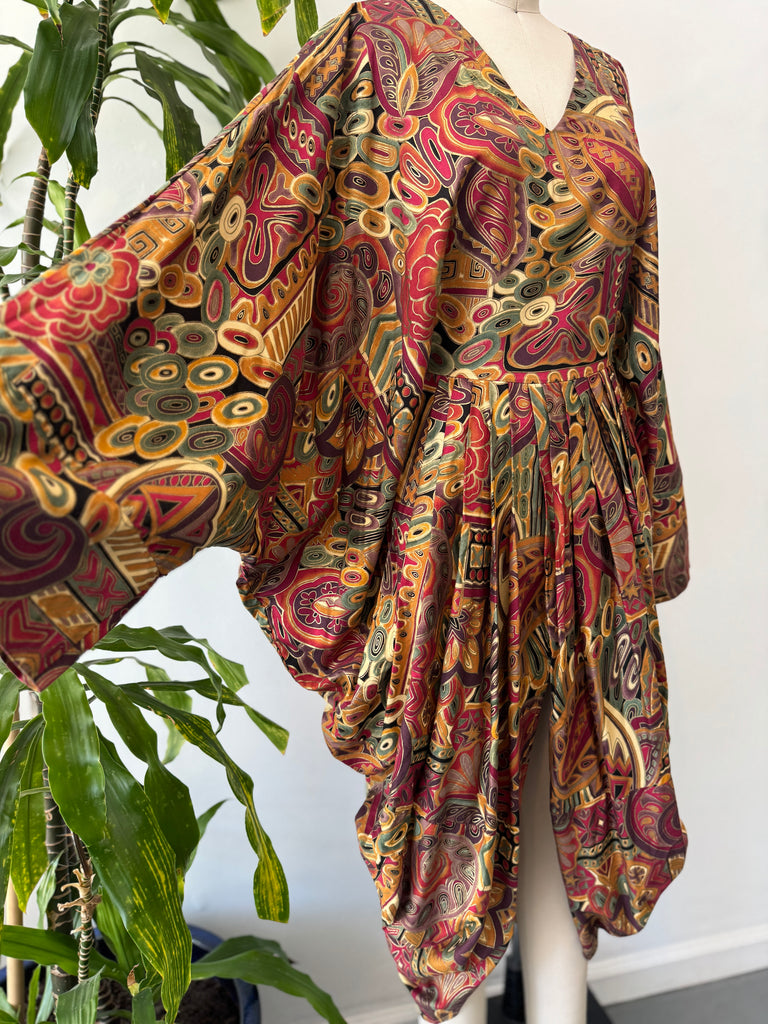 Vintage high drama dress