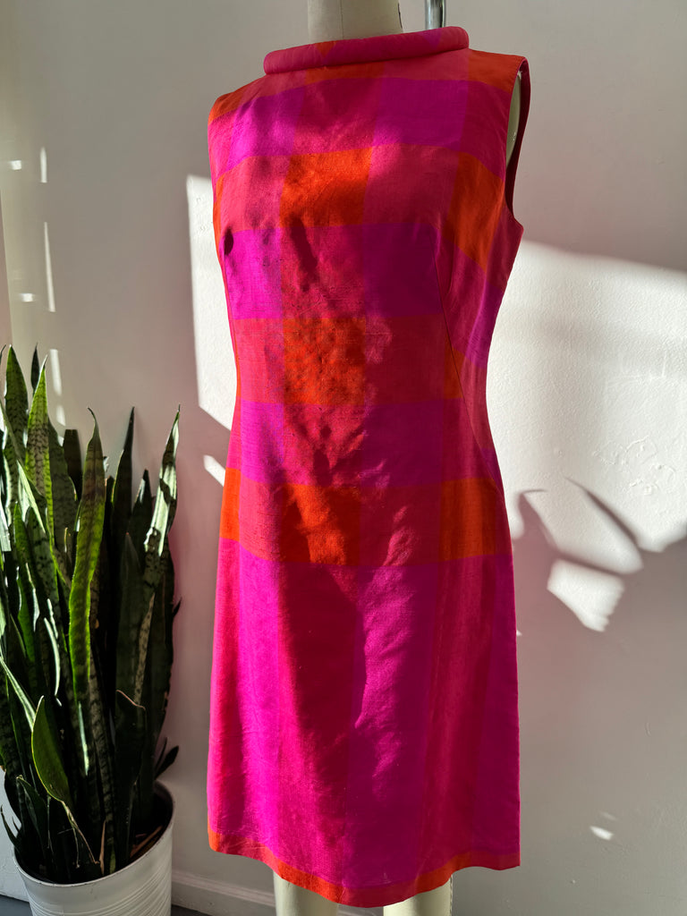 Vintage Haz L's thai silk Dress