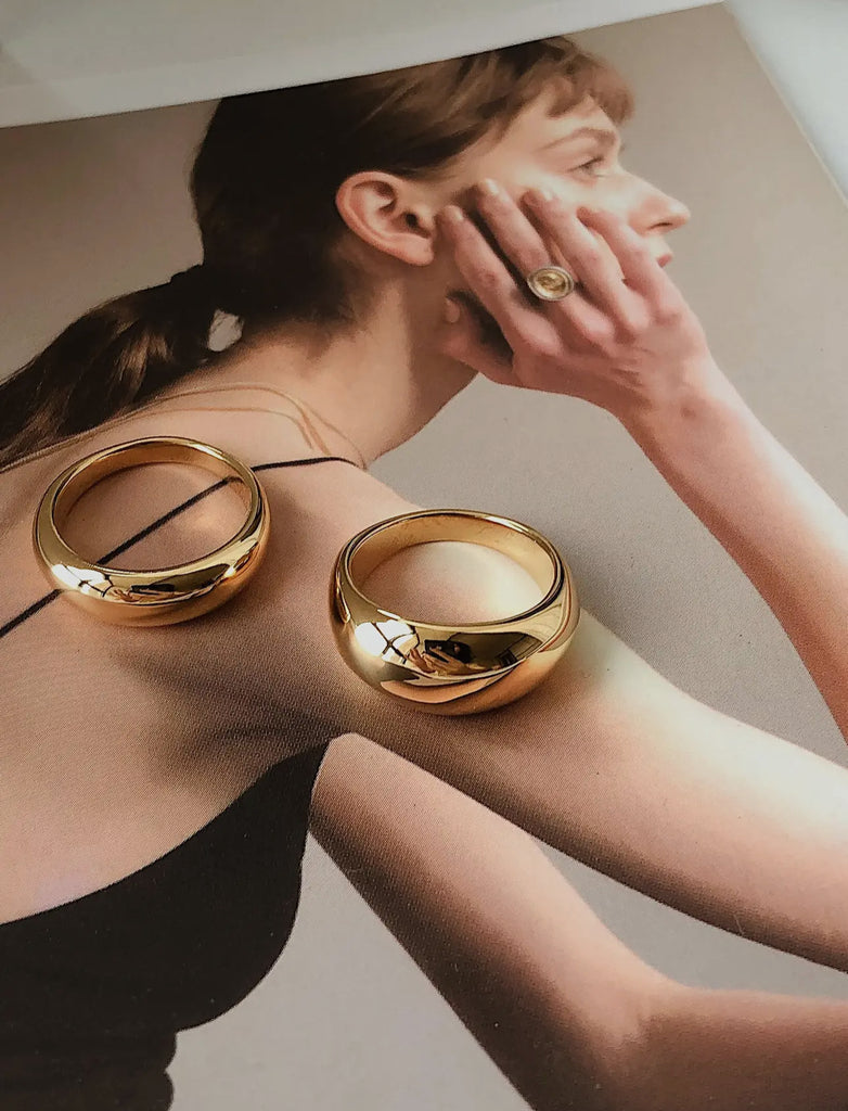 Chunky dome statement ring