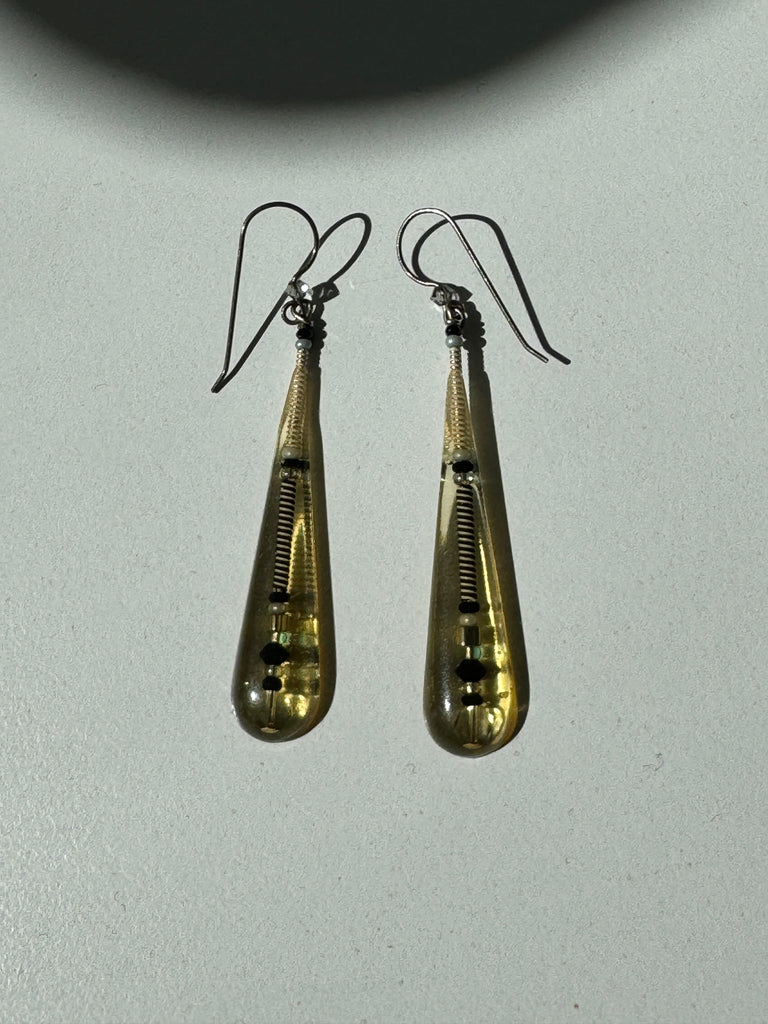 Vintage resin earrings