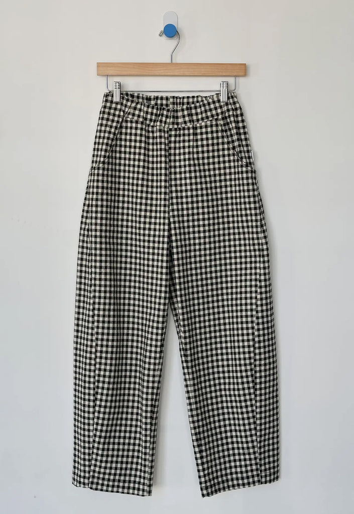 Le Bon Shoppe | gingham arc pants | black and white