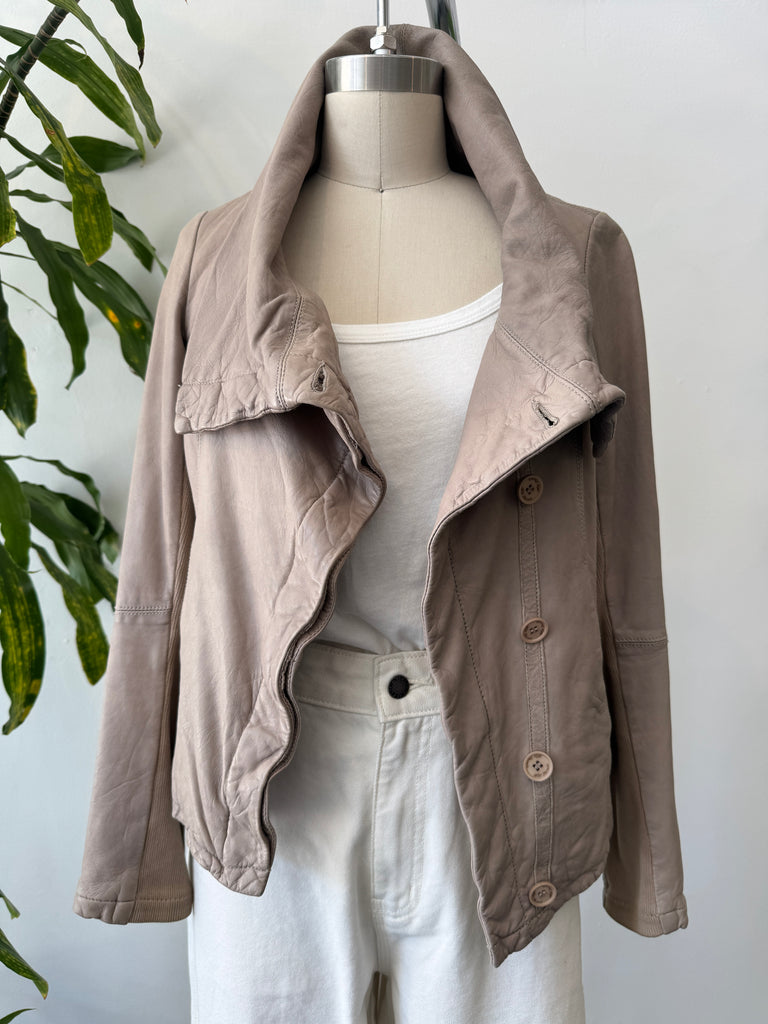 Designer leather ALL SAINTS jacket