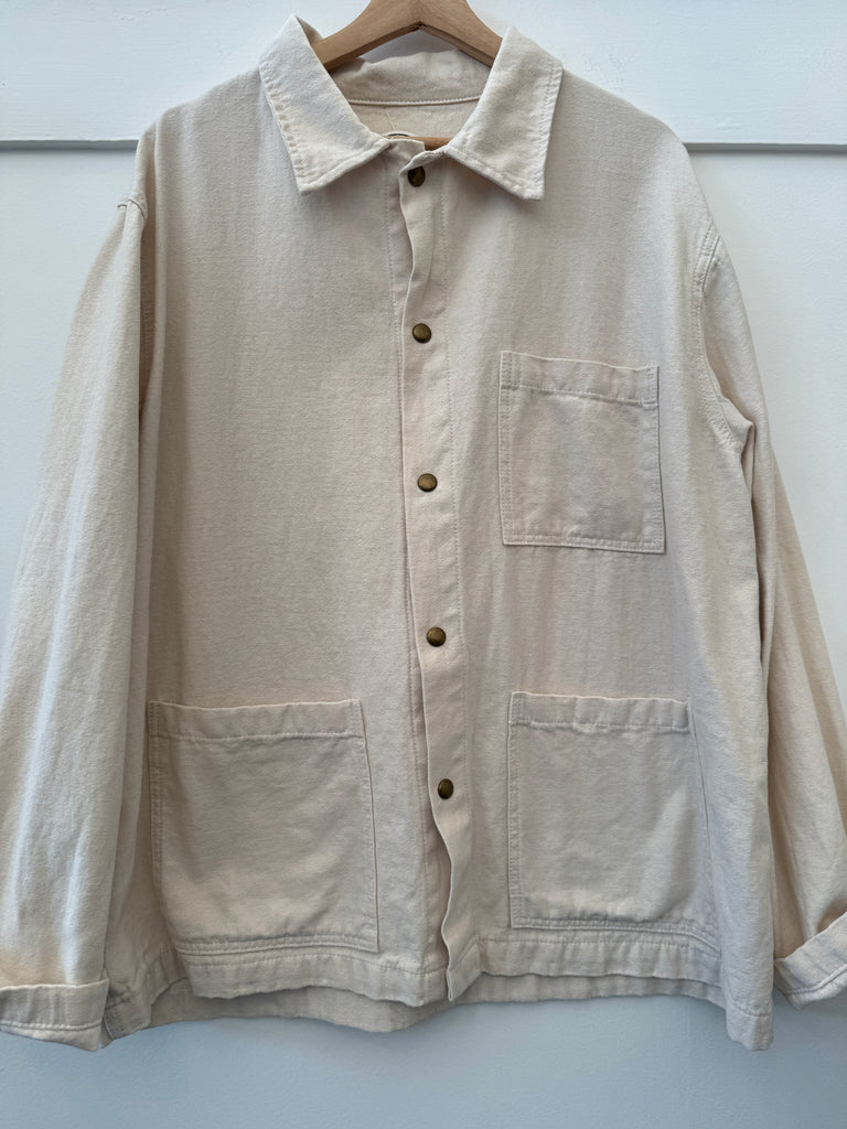 Handmade cotton chore coat