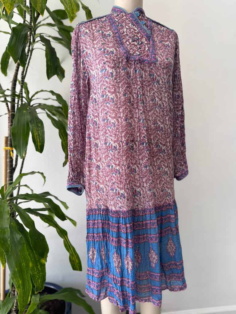 1970’s made in India cotton dress