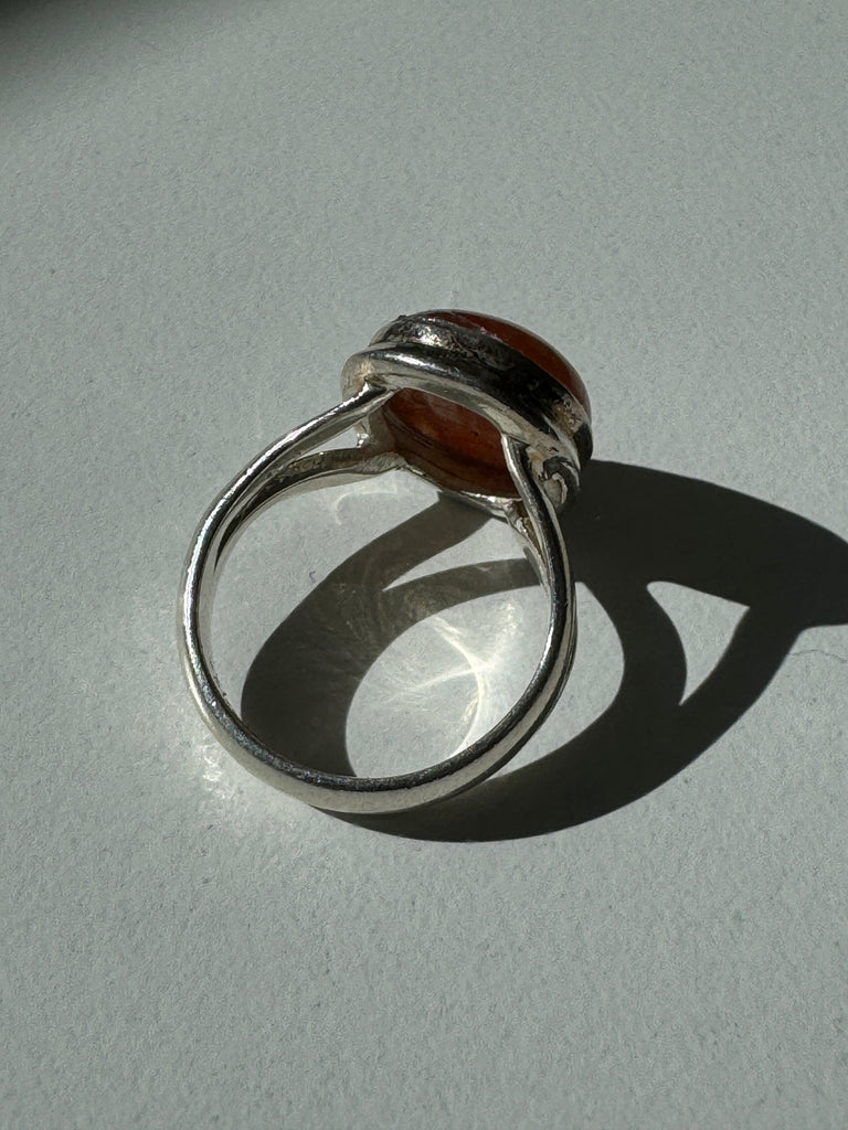 Sun stone ring size 5.5