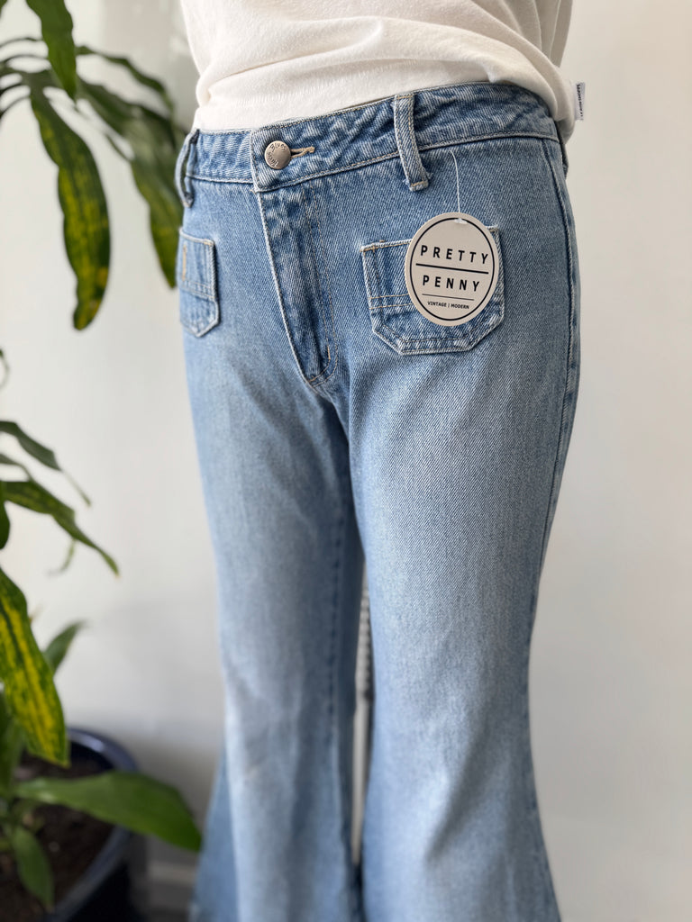 Vintage Paris Blues experience bell bottom jeans