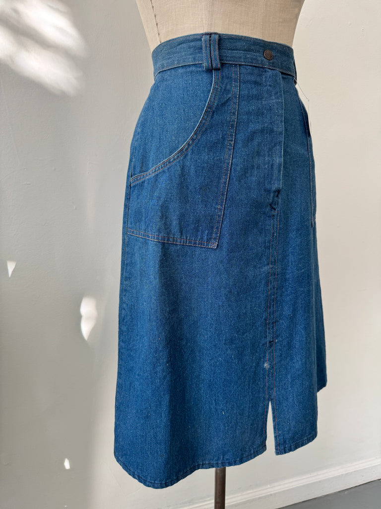 Vintage 1970’s denim skirt