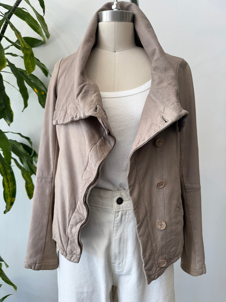 Designer leather ALL SAINTS jacket