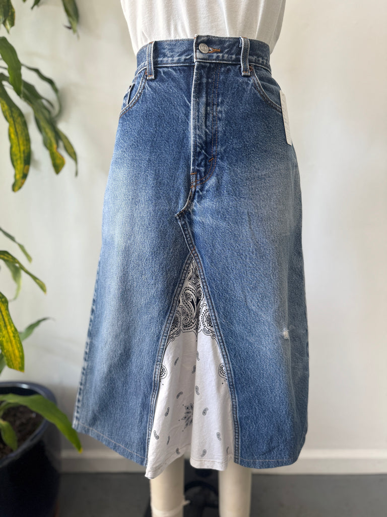 Handmade Levi’s skirt waist “34”