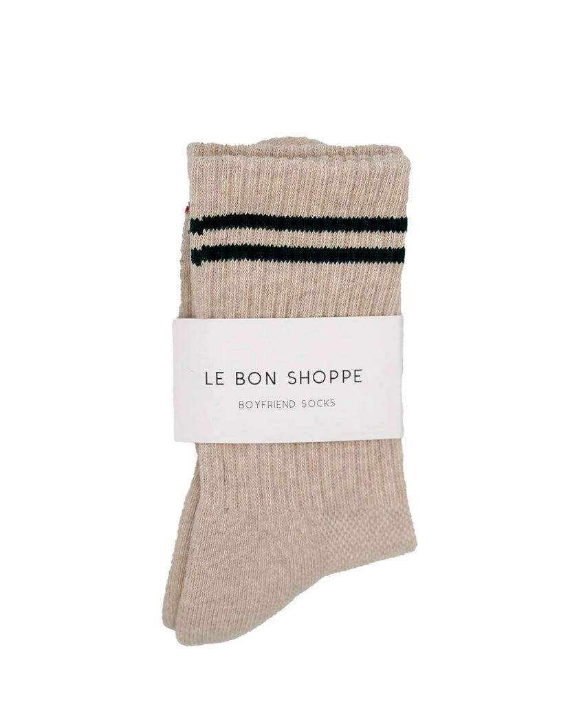 LE BON SHOPPE | boyfriend socks | oatmeal