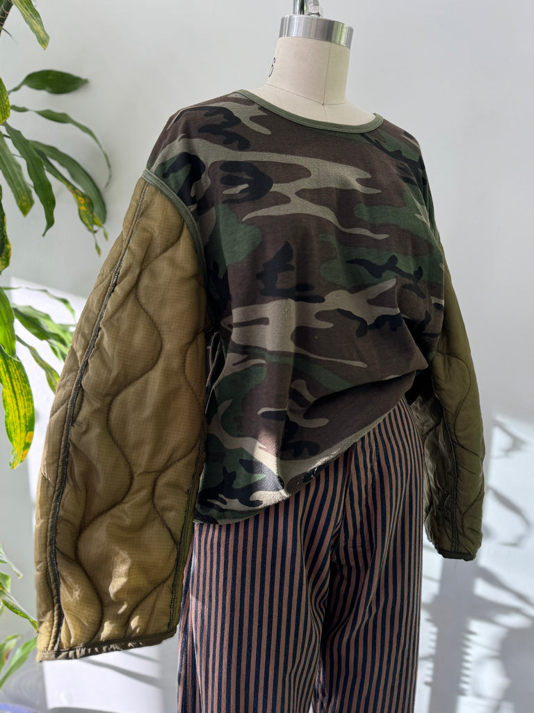 Handmade vintage upcycled top