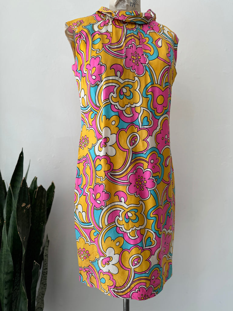 1960’s vintage bold print print dress