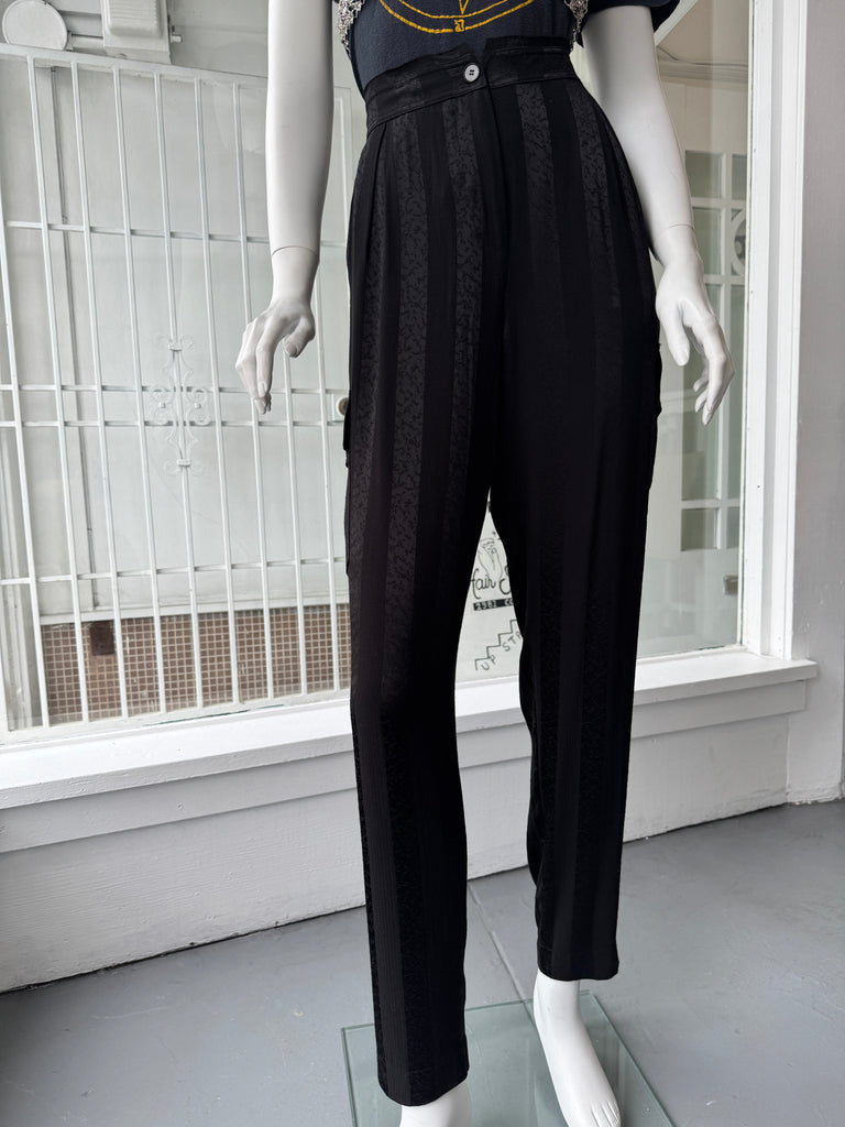 Designer Raquel Allegra silk + cotton pants