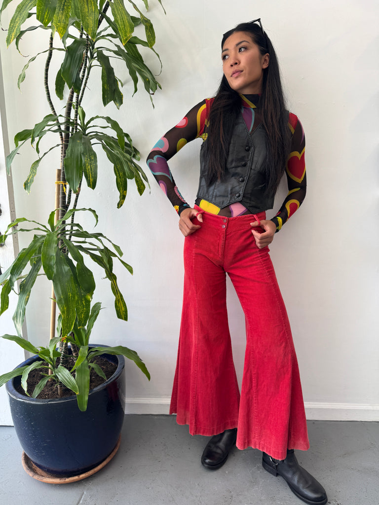 1970’s Alley Cat by Betsey Johnson pants | low waist “32”