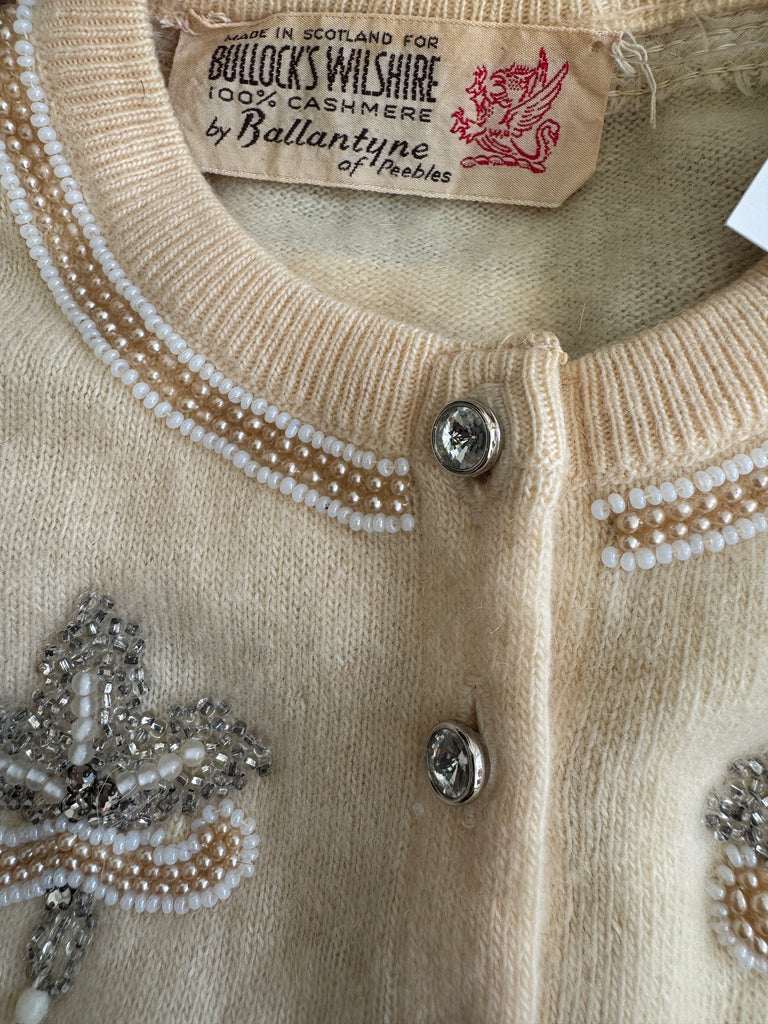 1940’s bullocks Wilshire cashmere cardigan sweater
