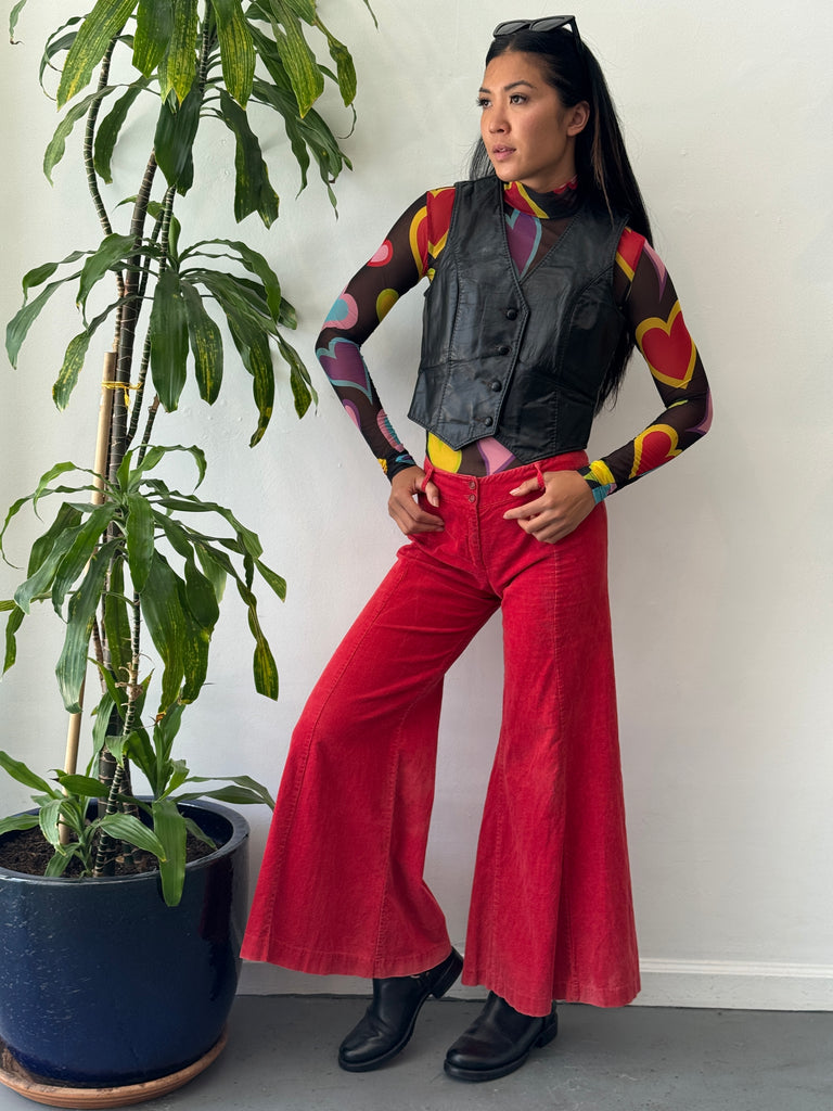 1970’s Alley Cat by Betsey Johnson pants | low waist “32”