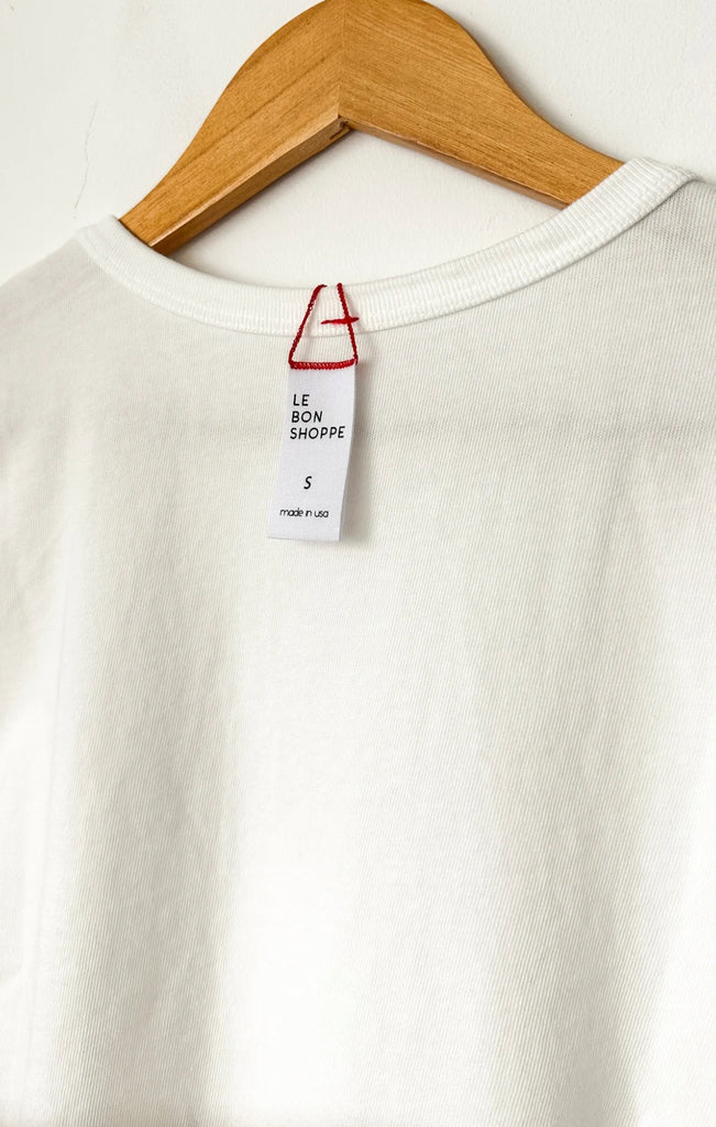 Le Bon Shoppe | little boy tee | vintage white