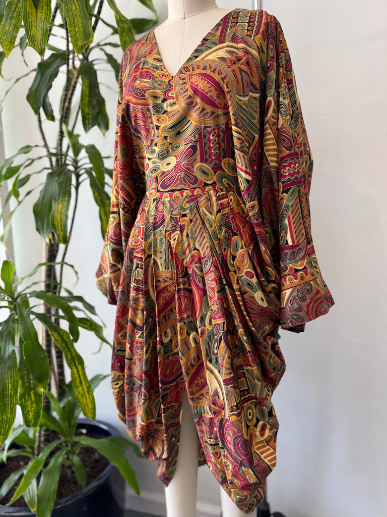 Vintage high drama dress