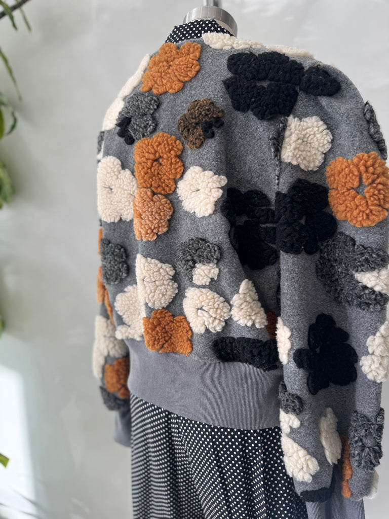 Raised textured jacket