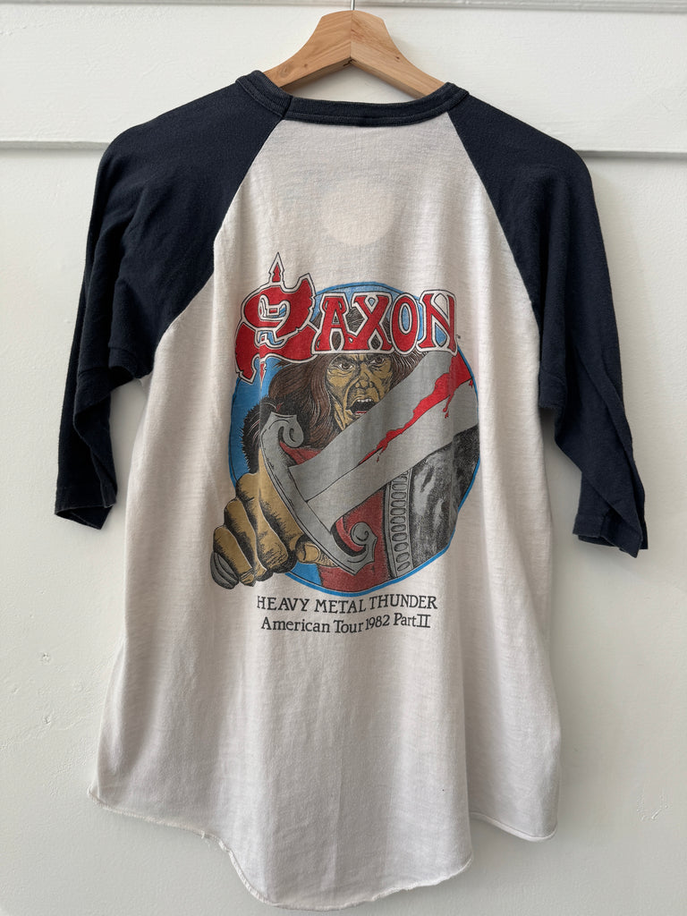 Saxon 1982 tour t shirt