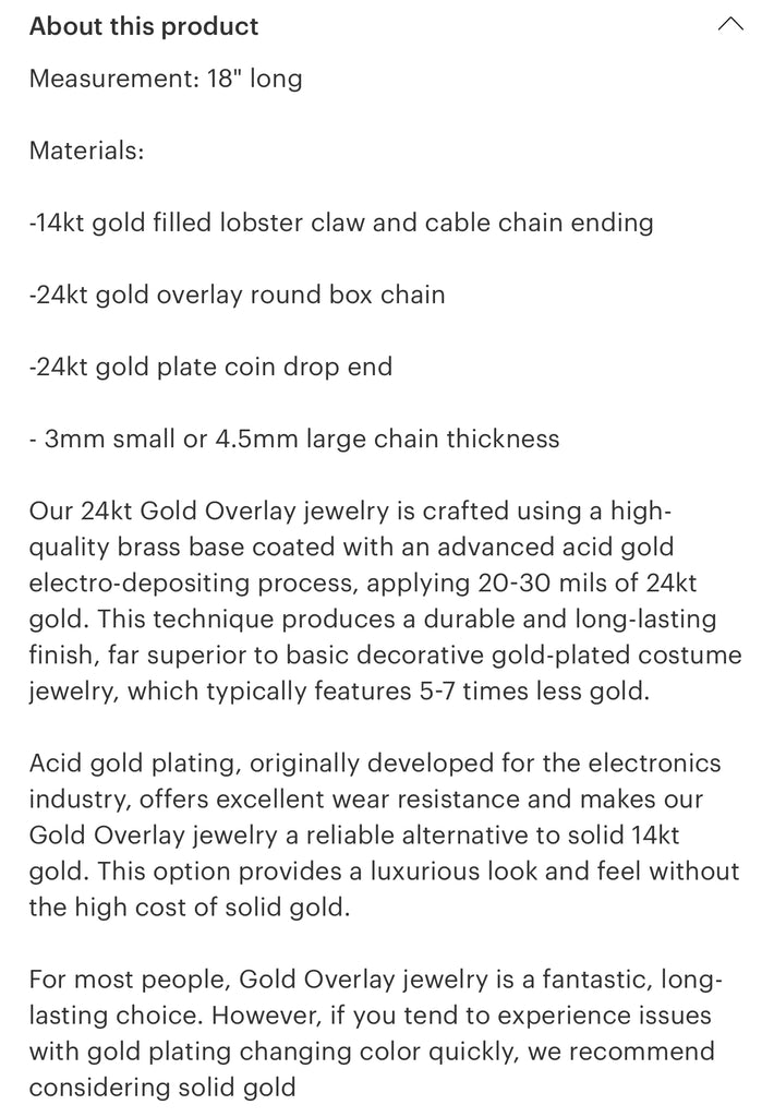 Gold nova round box chain