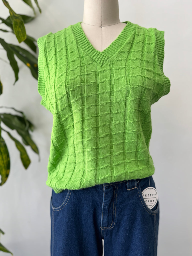 Vintage knit sleeveless top