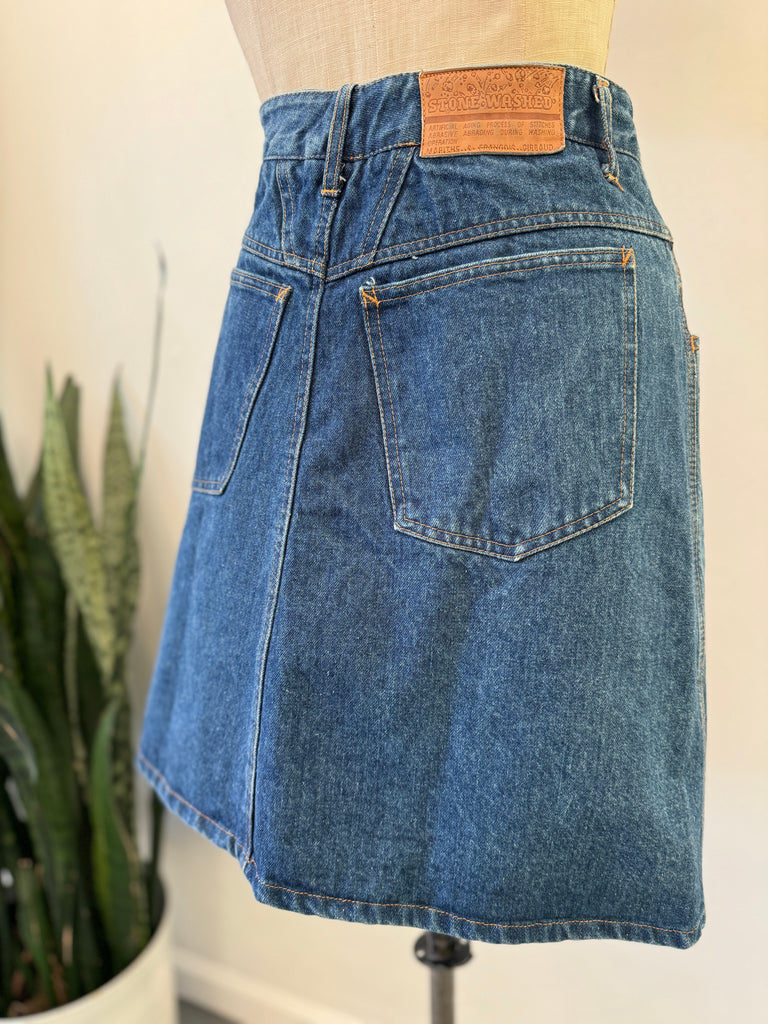 Vintage Denim Skirt