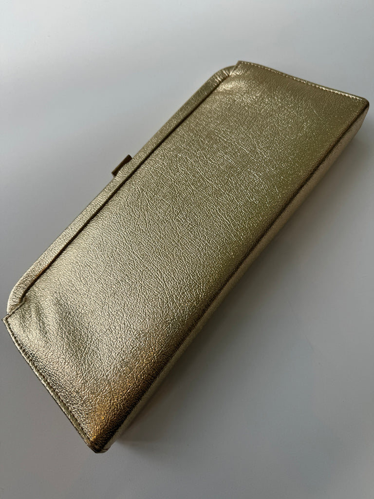 Vintage gold foil clutch